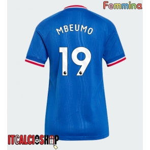 Manchester United Bryan Mbeumo #19 Seconda Maglia Femmina 2026-27 Manica Corta